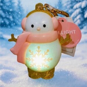 NWT 2025 BATH & BODY WORKS LIGHT UP SNOWMAN POCKETBAC HOLDER ⛄️✨️⛄️✨️